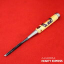 ■伝統工芸士 岩崎鑿製作所 左のぶ弘 追入鑿 グミ柄 一枚裏 二分(6mm) 白樫 普通裏 のみ ノミ 大工道具 職人用 本職用