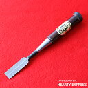 ■播州三木 五百蔵 追入鑿 黒檀柄 手打ち桂 二枚裏 六分(18mm) 大工道具 のみ ノミ