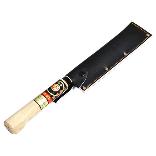 ■土佐手打刃物 竹割鉈 鋼付 両刃165mm (B7H) 柄付 サック付 鍛造品 本職用
