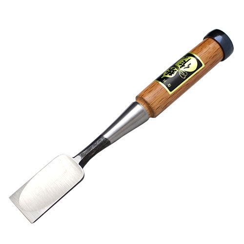 ■播州三木 弥作 追入鑿 赤樫柄 一寸(30mm) 白裏 スリ合わせ 本鍛造 フジカワ のみ ノミ 大工道具 職人用