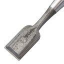 ■播州三木 五百蔵 木目仕上 追入鑿 黒檀柄 手打ち桂 三枚裏 寸二(36mm) 大工道具 のみ ノミ