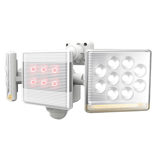 Rakuten - ■ライテックス LED-AC2030 センサーライト100V LED12W×2灯 フリーアーム式 防犯 投光器
