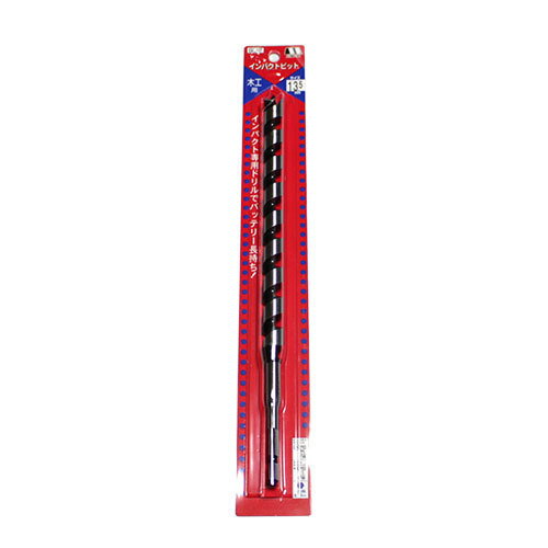 Rakuten - ★【ネコポス便送料250円】スターエム 木工用ドリル インパクトビット (No.7L) ロング 13.5mm 一般木材用 6.35mm六角軸 インパクトドライバー対応