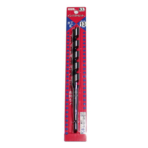 Rakuten - ★【ネコポス便送料250円】スターエム 木工用ドリル インパクトビット (No.7M) ミドル 13mm 一般木材用 6.35mm六角軸 インパクトドライバー対応