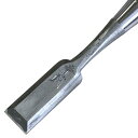 ■播州三木 五百蔵作 追入鑿 木目仕上 グミ柄 一枚裏 八分(24mm) 手打ち桂 大工道具 のみ ノミ