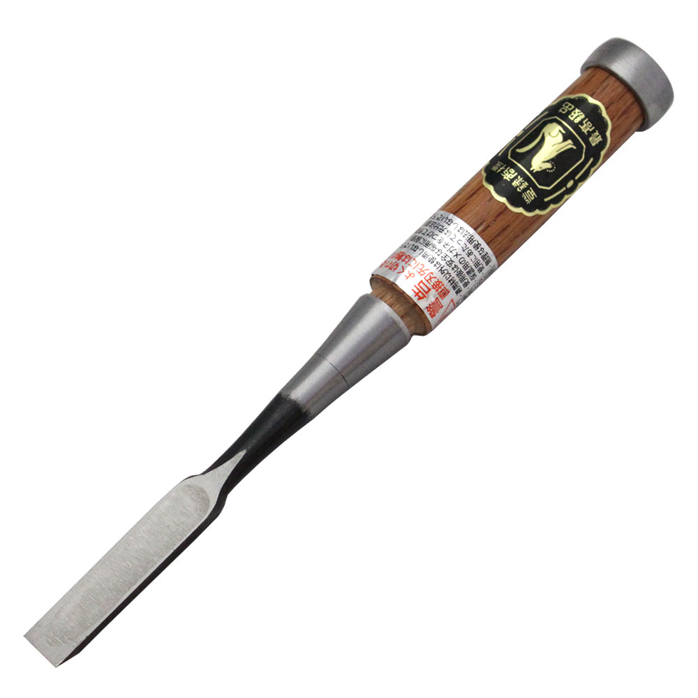 ■播州三木 キツネ 追入鑿 赤樫柄 スリ合わせ 一枚裏 四分(12mm) 礒野信夫鏨製作所 ...