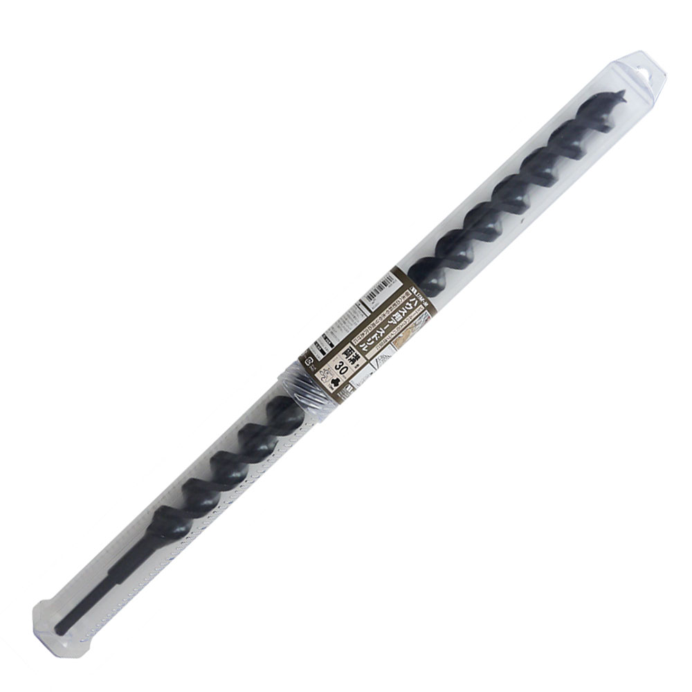 ■スターエム ハウス用アースドリル (31B-300) 30mm 全長600mm ネジ丈500 軸径10mm 電気ドリル用 電動ドリル用 ビニールハウス アーチパイプ 穴あけ 下穴 STAR-M