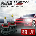 LED ヘッドライト フォグランプ H1 H3 H7 H8 H11 HB3 HB4 信玄MAX 実測値9600lm 6000K X04