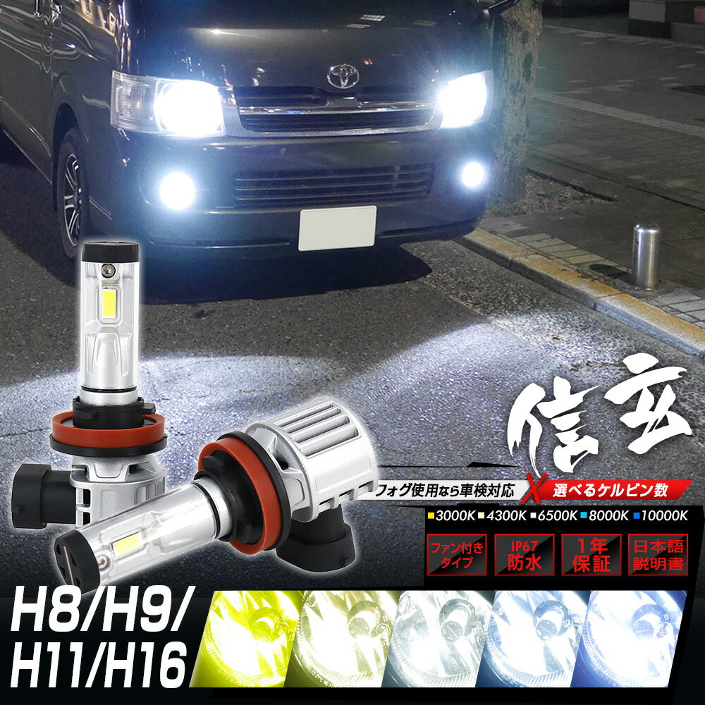 【15％OFF!】明るさ3倍!! 純正フォグランプを最新LEDに デリカD:5 CV5W H19.1~H31.1 信玄LED XRmini 5000LM オールインワン 5色カラーチェンジ H11