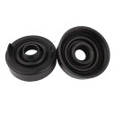 TOMALL ヘッドライトダストカバー 80mm 3.15インチ ラバーシール LED変換キット用20mm穴付き (2個パック)(2)