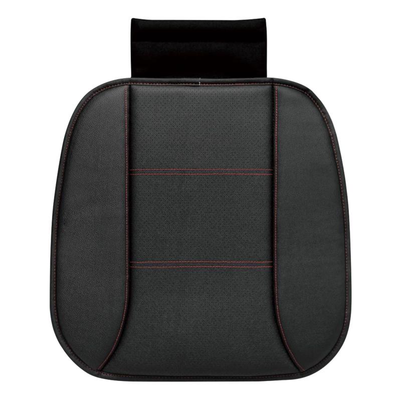 ボンフォーム(BONFORM) シートクッション アドバンスレザー 軽/普通車 ヒップ型 ストッパー付き 45x45cm レッド 5744-43RE