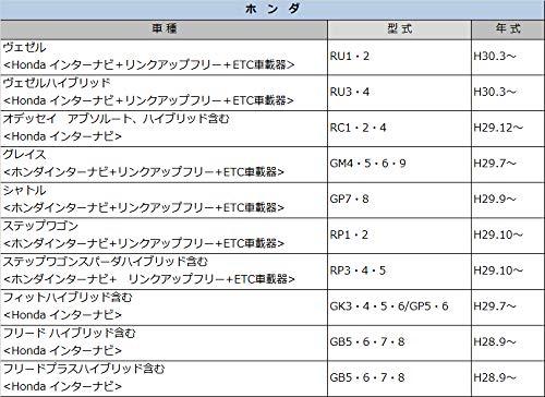 TVキャンセラー ホンダ 走行中TV/DVDが見れるキット 汎用・互換商品 メーカーオプションナビ/インターナビ カプラーON T12
