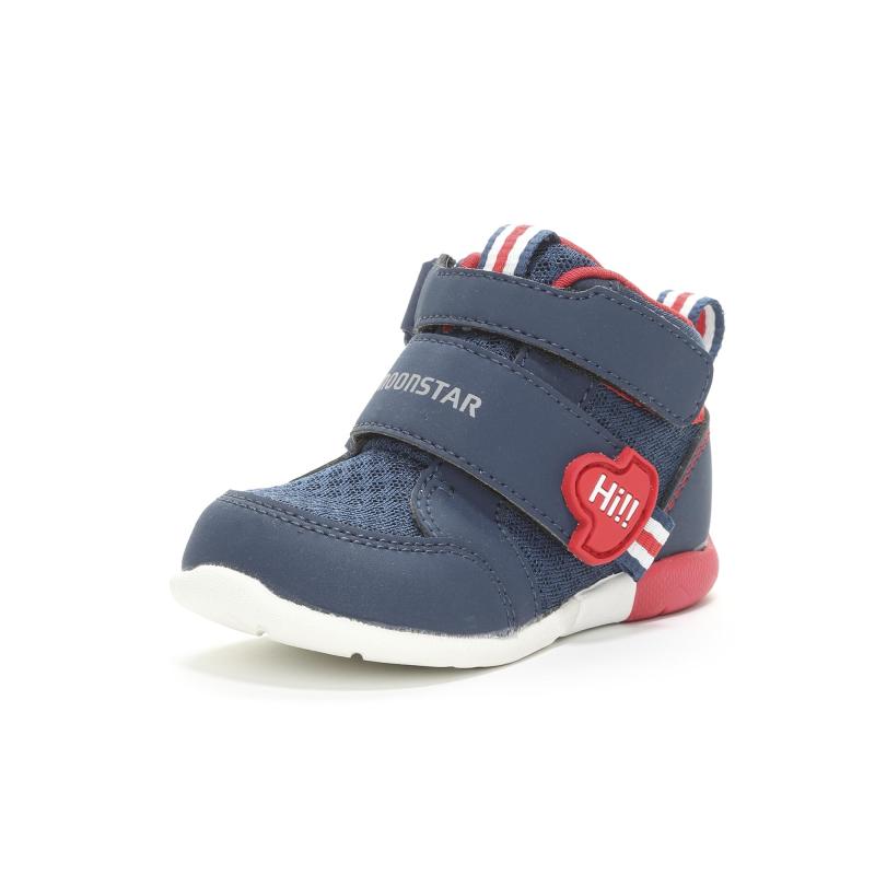 [ムーンスター] ベビーシューズ スニーカー 幅広 3E マジック 12~15cm 0.5cm有 男の子 女の子 ベビー M..