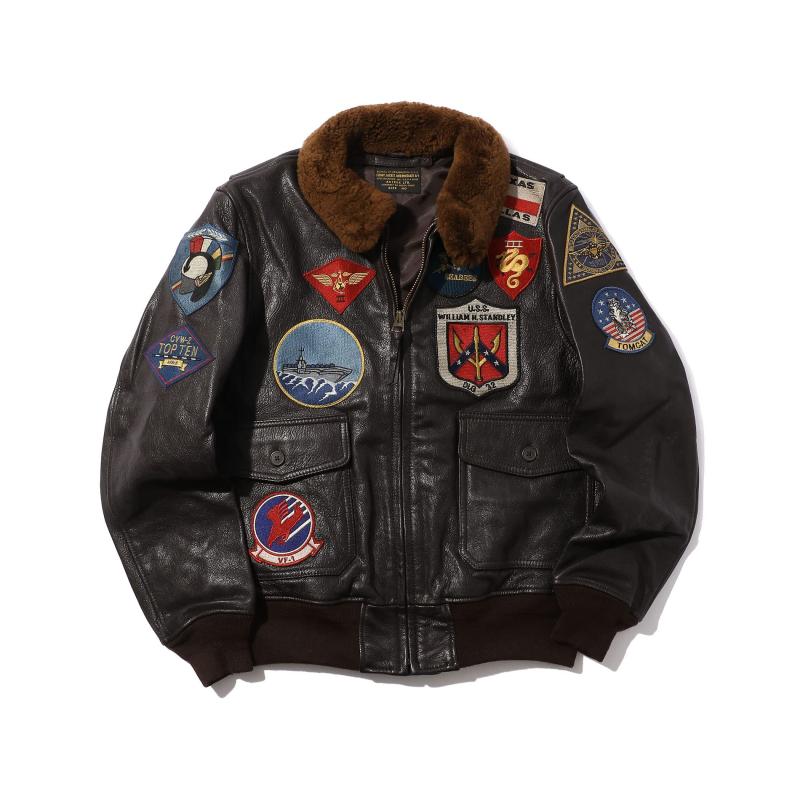 [アヴィレックス] レザージャケット GOAT G-1 TOPGAN 6101063 メンズ