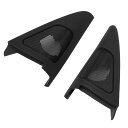 フロントドアスピーカーカバー、正確な2PCS /セットインテリア左右51337184197車用ブラック耐摩耗性(2)