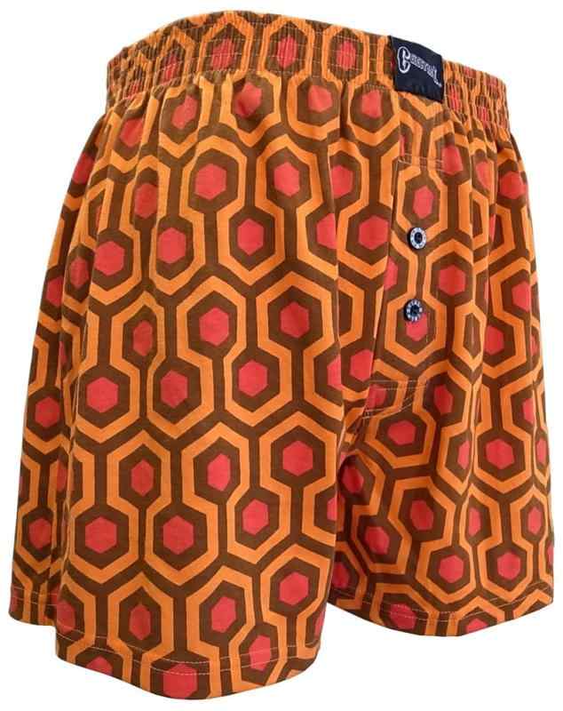 [CELESTIAL] ［セレスティアル］ホラー系？オーバールックホテル プリント ニットトランクス 前開 トランクス メンズ