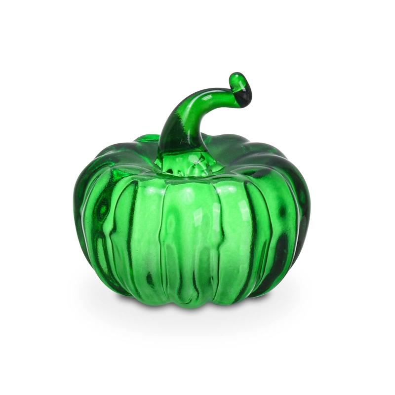SWTHONY ミニクリスタルカボチャコレクション彫像ガラス紙重テーブル装飾秋の収穫感謝祭ハロウィンホーム装飾