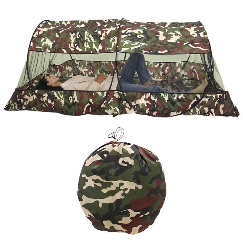 【LEISURE CLUB】蚊帳 キャンプ モスキートネット メッシュ テント コット 1-2人用 底付き 防水 ポップアップ式 折りたたみ可能 虫除け 蚊対策 通気 大きい ソロキャンプ 車中泊 タープ泊 露天泊