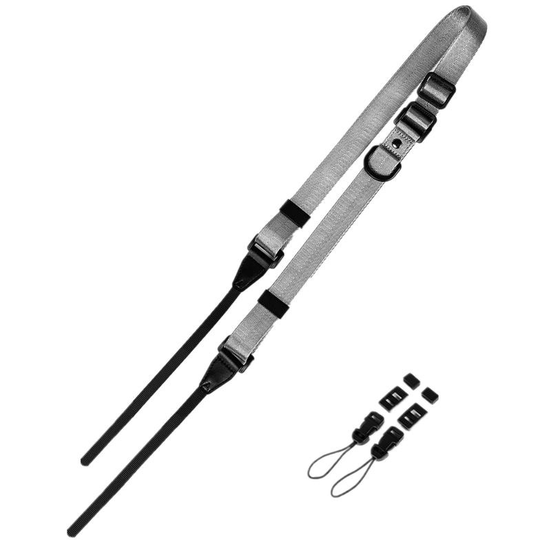 [フォルイ] カメラネックストラップ 長さ調節可 幅25mm ショルダーストラップ デジカメ用 一眼レフ 耐..