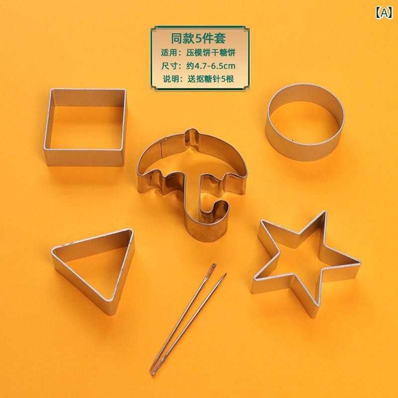 クッキー型 カット シュガーケーキ型 自家製 バックル タッチ シュガー ツール DIY 傘 チャレンジ ゲー..