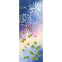 濱文様 絵てぬぐい 金魚の夢花火