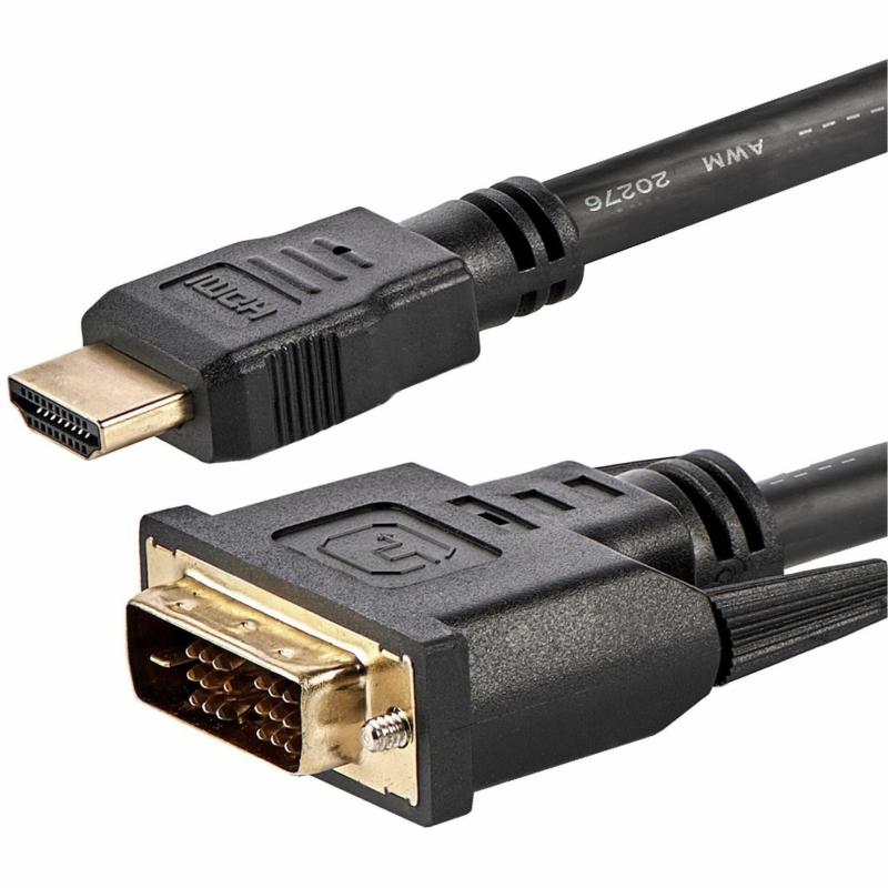 StarTech.com HDMI - DVI-DѴ֥롿1.8m-֥å˥ ץ ɡǥץ쥤 С HDMIDVIMM6