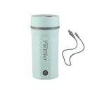 Focustar 電気ケトル 小型 500ML ポータブル電気ケトル 低消費電力 300W 沸騰すると自動OFF 空焚き防止 湯沸かしポット 小型 旅行 車中泊 トラベルケトル(2)