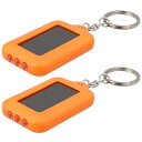 北摂軽太郎便で買える「Kaito Denshi(海渡電子 キーホルダー ライト LED 懐中電灯 太陽光 ソーラー ハンディー 防災 アウトドア 小型 軽量 小さい コンパクト 2個セット」の画像です。価格は1,737円になります。