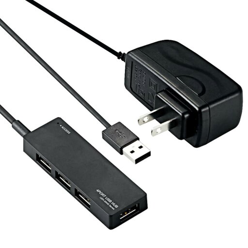 エレコム USB2.0 ハブ 4ポート ACアダプタ付 セルフ/バス両対応 Nintendo Switch動作確認済 U2H-AN4S エレコム USB2.0 ハブ 4ポート ACアダプタ付 セルフ/バス両対応 Nintendo Switch動作確認済 U2H-AN4S