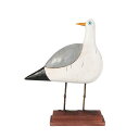 ダルトン(Dulton) ザ ガルズ A 呆けた鳥と過ごす気ままな時間 カモメ ポリレジン オブジェ 置き物 海岸 ビーチ 高さ32.5cm 幅25.5cm 奥行9cm NB-0605A