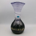 ボヘミアングラス ハンドメイド ガラス 花瓶 高さ30cm(3)