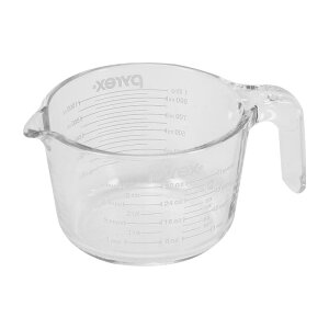 PYREX パイレックス メジャーカップ 耐熱ガラス オーブン対応 電子レンジ対応 食洗機対応 冷凍庫対応 ホワイト