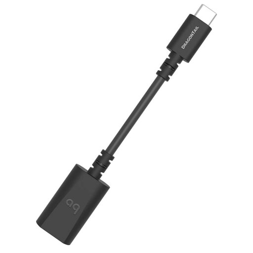 AudioQuest DragonTail カーボン USB A to C アダプター ブラック AudioQuest DragonTail カーボン USB A to C アダプター ブラック