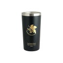 EVA&LOGOS ロングブラックタンブラー 450ml ゴールド