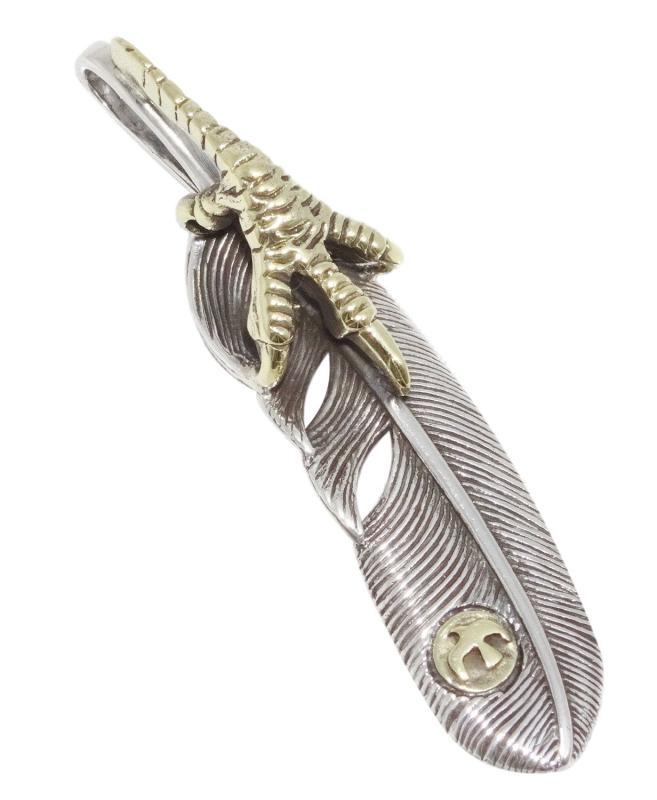 cmy select ペンダント シルバー 925 ペンダントトップ フェザー イーグルクロ― cmy160812-7