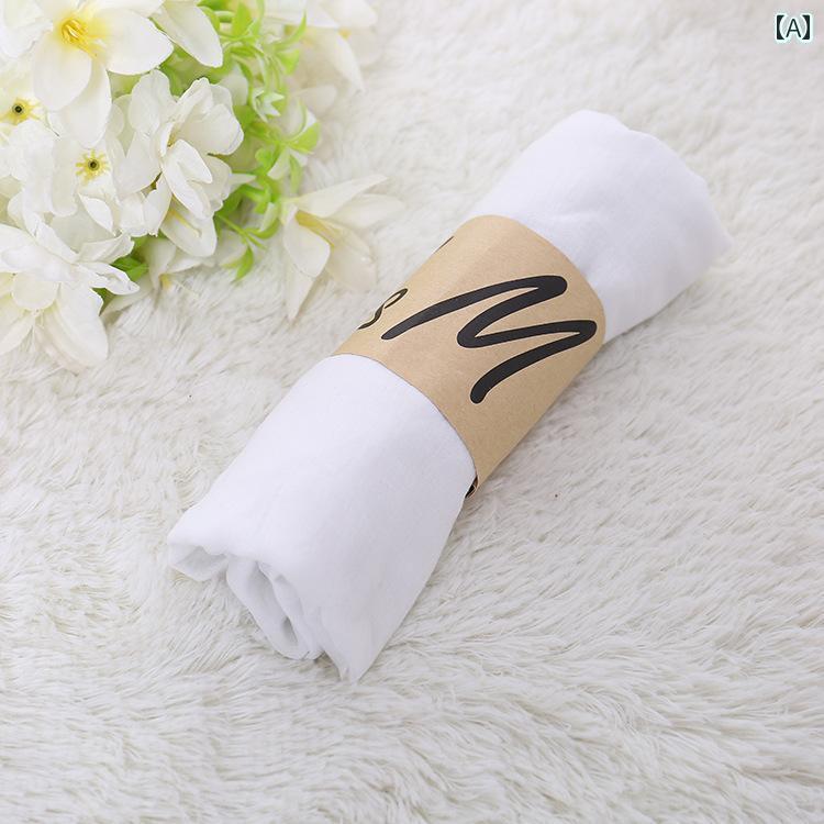 薄手 ストール スカーフ レディース 春秋冬用 無地 コットン＆ リネン スカーフ。 女性用。 夏用 ロン..