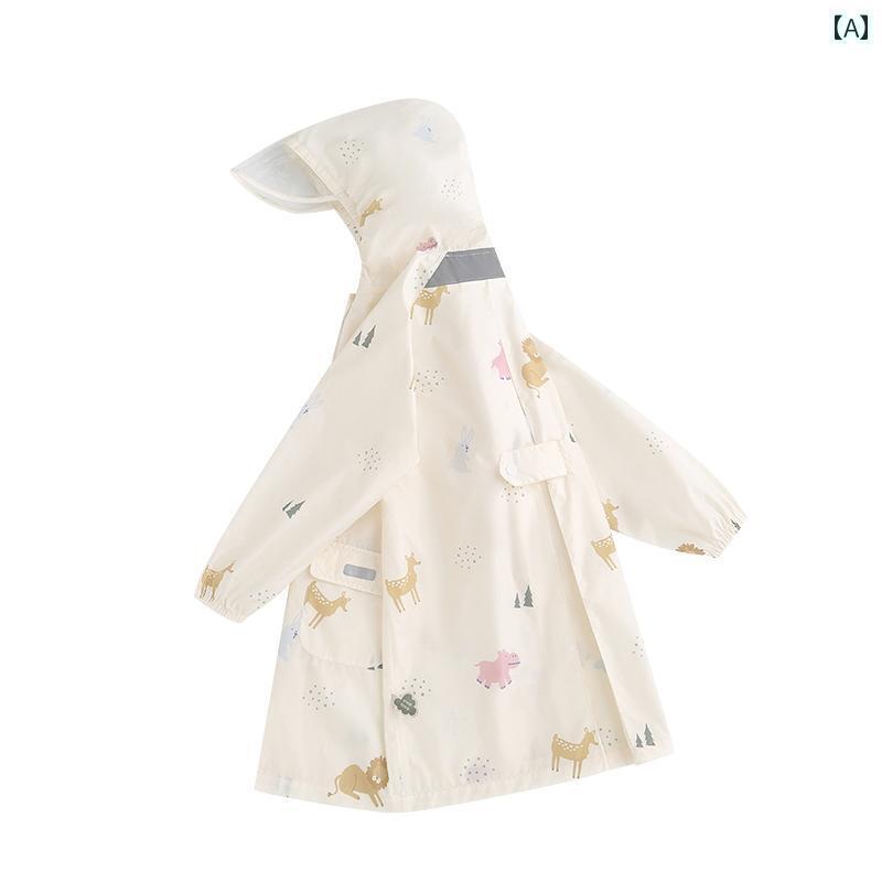 キッズ レインウェア かっぱ zoyzoii 子供用 レインコート 男の子 女の子 幼稚園 児用 ロング 丈 全身 ..