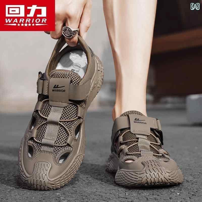 履き心地抜群 メンズ サンダル 戦士 サンダル メ ンズ 夏 アウトドア スポーツ 滑り止め 包 頭 ビーチ ..