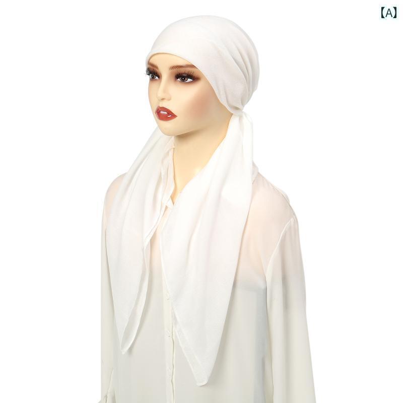 ターバン キャップ レディース ナショナル コットンと リネンの スカーフ 帽子。 女性用。 オール シー..