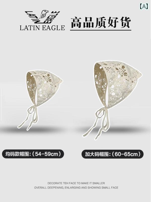 ターバン キャップ レディース ニット 田園 風 三角 スカーフ ヘッド レディース 夏 2025 甘くて かわ..