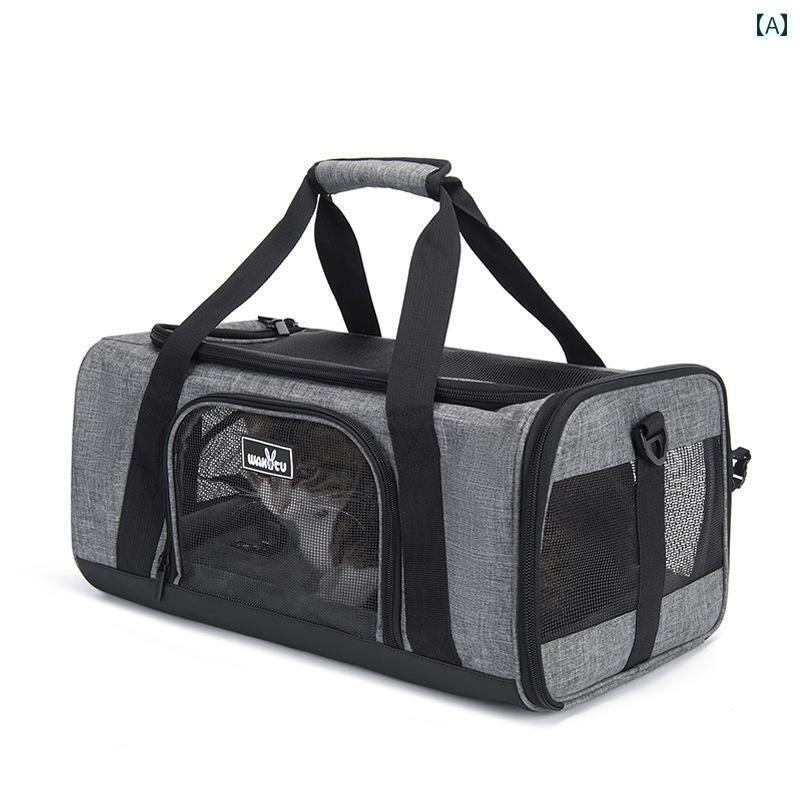 犬用 トートキャリー お出かけ バッグ 猫用 バッグ 飛行機用 ハンドバッグ キャビン内用 ペット 犬用 バック パック ペット用 ケージ ポータブル 航空用 ソフト