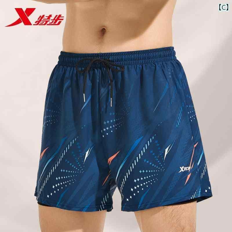 海パン メンズ 水着 Xtep 水泳 パンツ メンズ 大人用 水着 スーツ新 スタイル 帽 ゴーグル 3点 セット 用具 フル