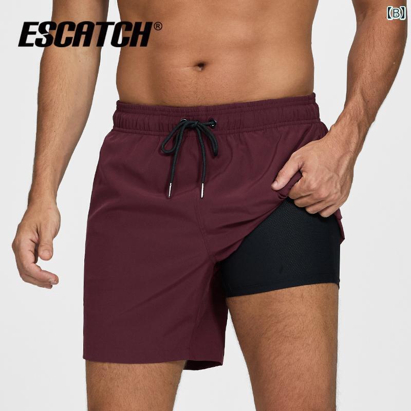 海パン メンズ 水着 Yisika 水泳 パンツ メンズ 2025 恥ずかしくない キャンディーカラー 二 重層 温泉 速乾 ビーチ