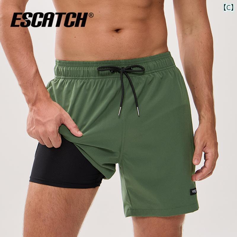 海パン メンズ 水着 Yisika 水泳 パンツ メンズ 2025 恥ずかしくない キャンディーカラー 二 重層 温泉 速乾 ビーチ