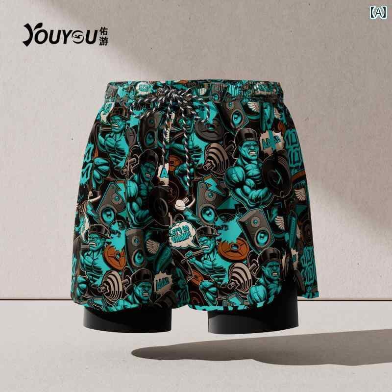 海パン メンズ 水着 水泳 パンツ メンズ 装備 速乾 恥ずかしさ 防止 2025年 大人用 帽 ゴーグル 3点 セット