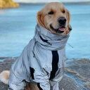 ワンちゃん用 かっぱ 犬の レインコートの 戦術的な 反射 ジャケット 中型および 大型 ゴールデンレトリバーの サイド シェパードは 四 足の オールインクル...