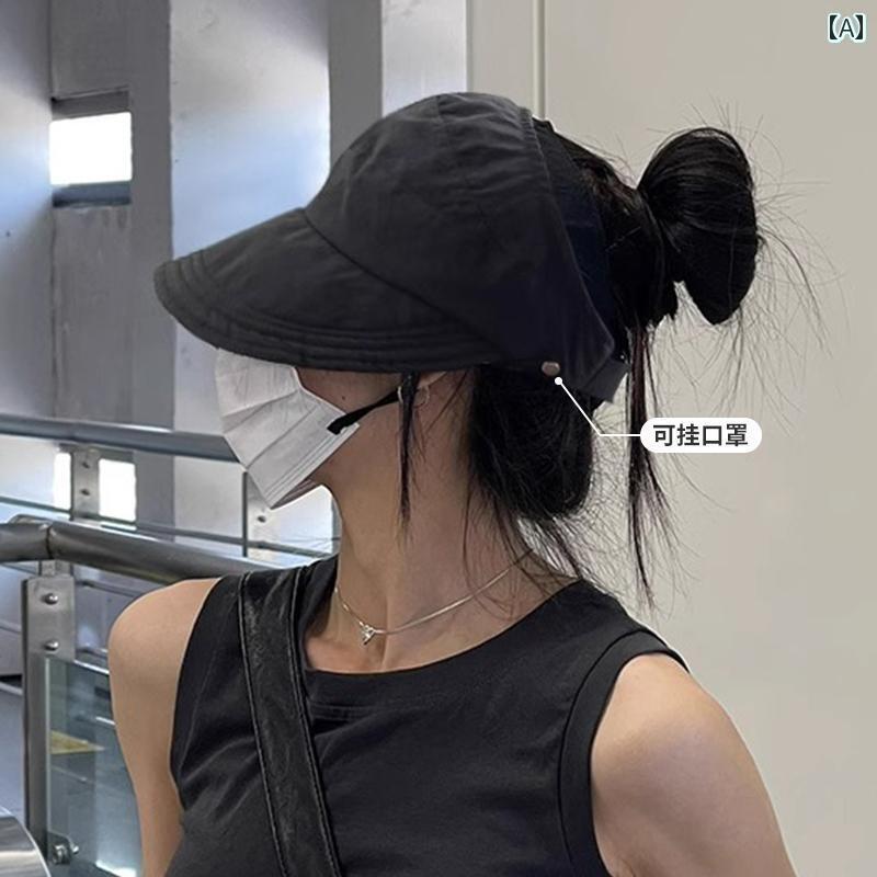 ベースボールキャップ レディース 日焼け防止 Zhao Lusiの 同じ 日焼け防止 レディース 2024年の 夏の ..