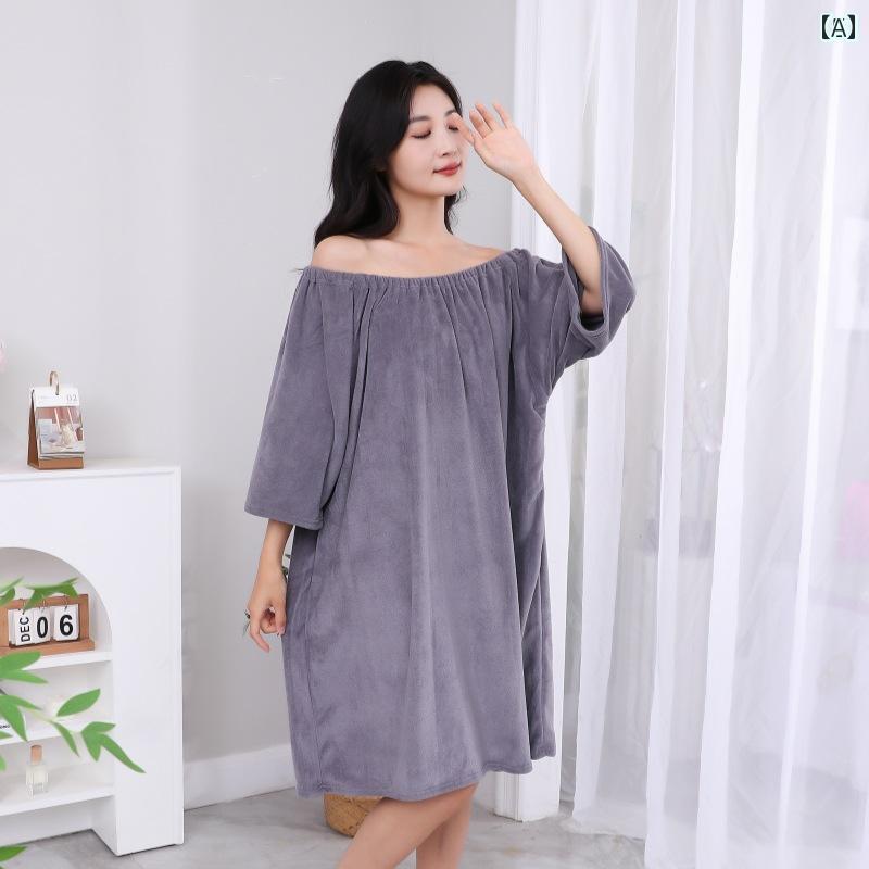 バスローブ パジャマ バス タオルで 全身を 包んだ 着用 可能 バスローブ レディース 2025 春夏 スタイ..