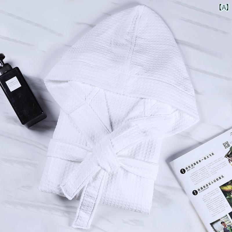 バスローブ パジャマ 女性用 バスローブ 男性用 ナイトガウン 水泳用 速乾 フード付き カップル用 春秋 ホテル 水着 美容院 バス タオル