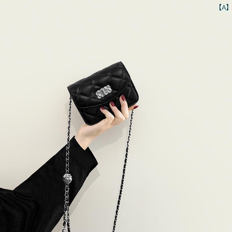 パーティーバッグ レディース 夏の 小さい バッグ レディースバッグ 2024 ファッション チェーン ミニ クロス ボディバッグ ひし形の スクエアバッグ